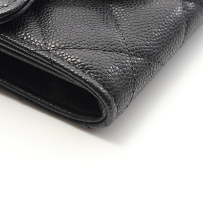 マトラッセ チェーンウォレット キャビアスキン ブラック ゴールド金具 シャネル バッグ CHANEL