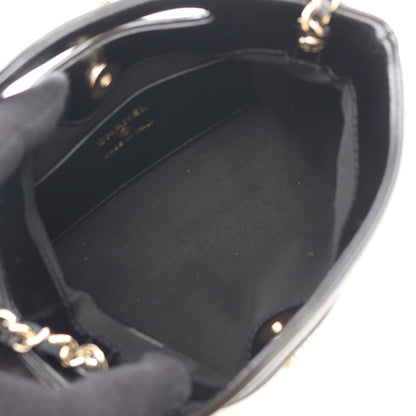 シャネル31 ナノ チェーンショルダーバッグ レザー ブラック ベージュ ゴールド金具 2WAY シャネル バッグ CHANEL