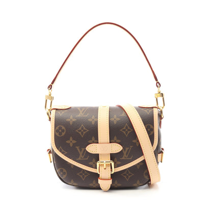 ソミュールBB モノグラム ハンドバッグ モノグラム ブラウン 2WAY ルイヴィトン バッグ LOUIS VUITTON