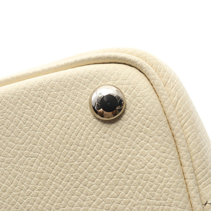 ボリード27 ナタ ハンドバッグ ヴォーエプソン アイボリー シルバー金具 2WAY Y刻印 エルメス バッグ HERMES