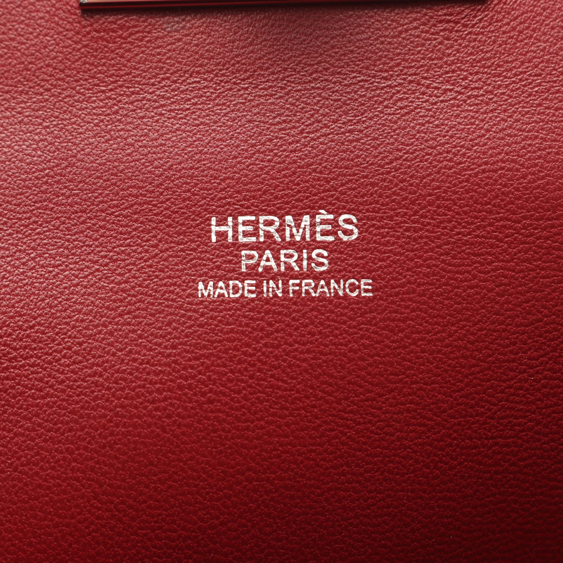ツールボックス20 ハンドバッグ エバーカラー レッド シルバー金具 2WAY A刻印 エルメス バッグ HERMES
