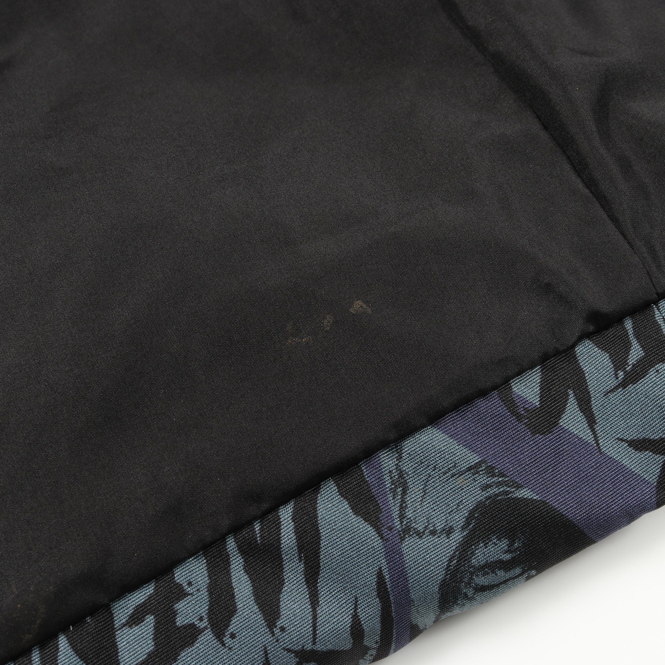 VALENTINO × UNDERCOVER ダウンジャケット 総柄 シルク ブルーグレー