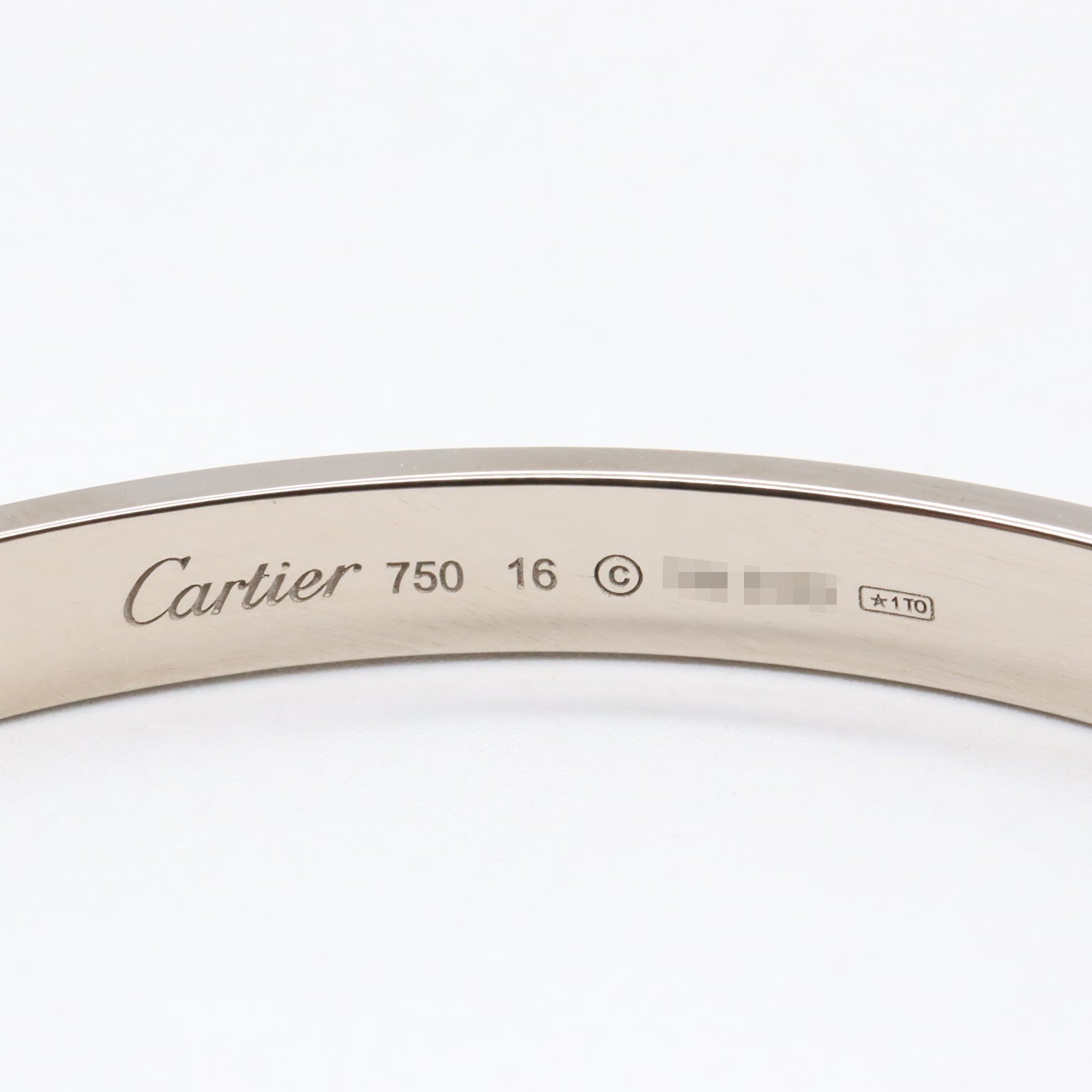 カルティエ ラブブレス 750 K18WG ブレスレット 19 楽天市場】【中古】Cartier カルティエ ラブブレス #19 K18PG