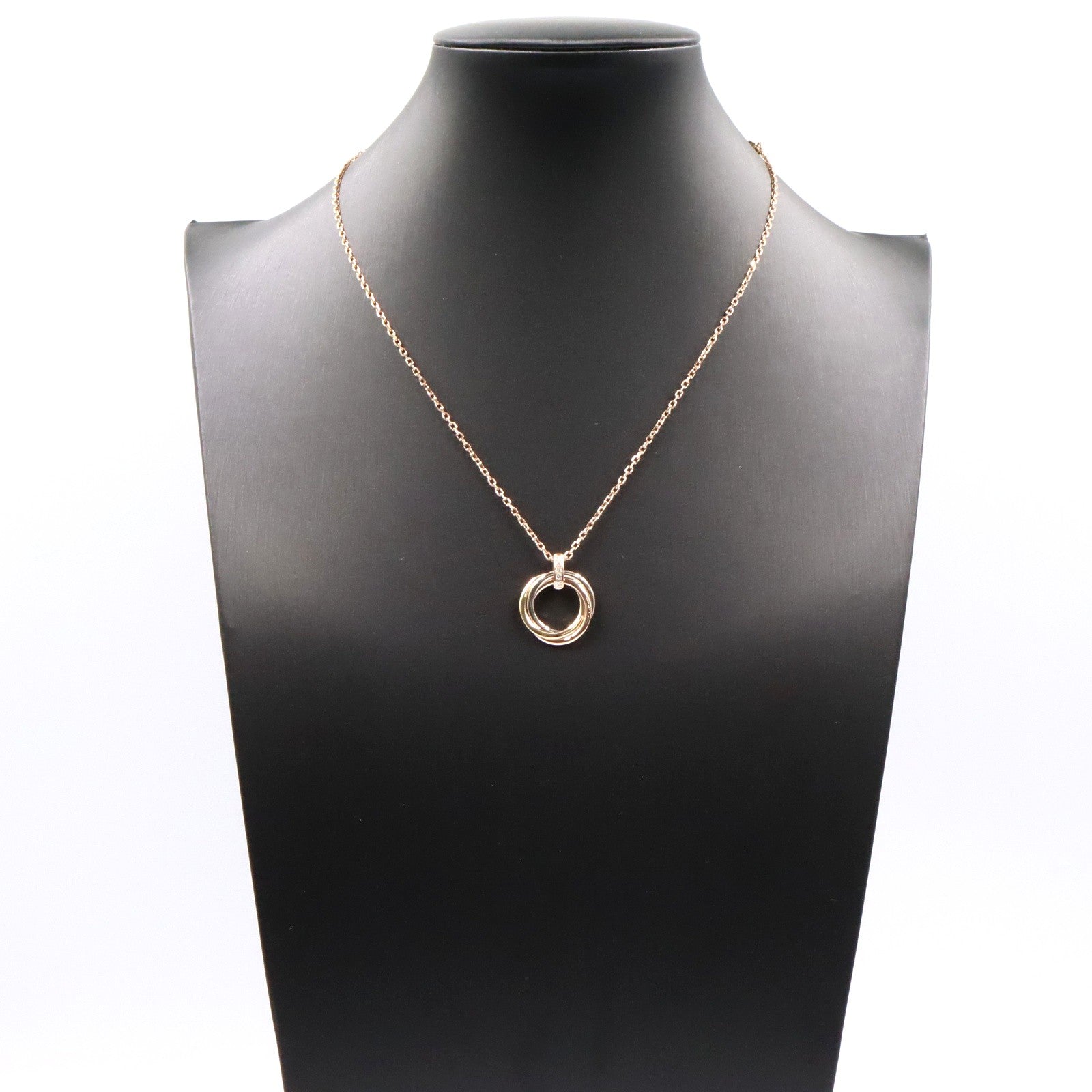 トリニティ ネックレス ダイヤ ネックレス K18（イエローゴールド