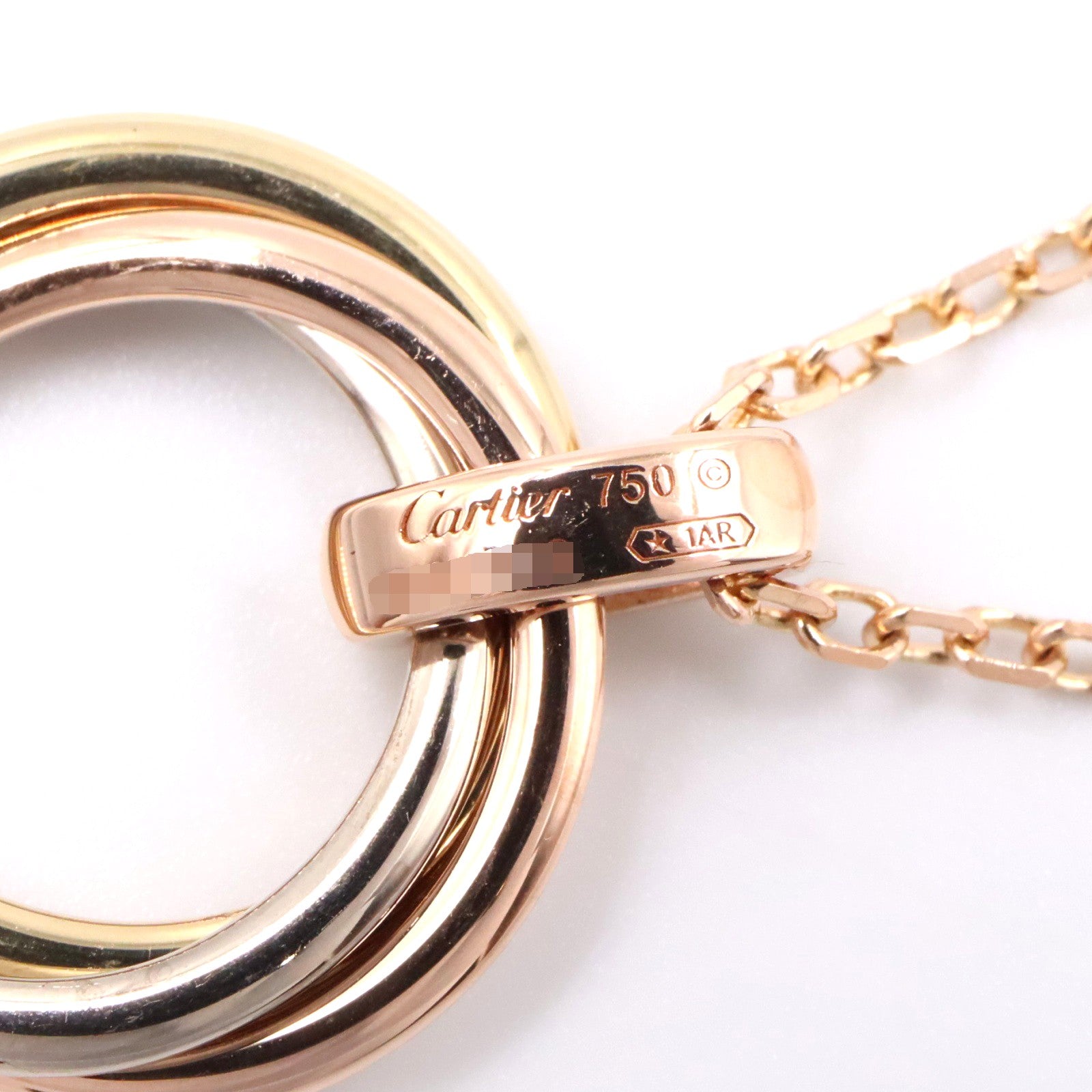 トリニティ ネックレス ダイヤ ネックレス K18（イエローゴールド