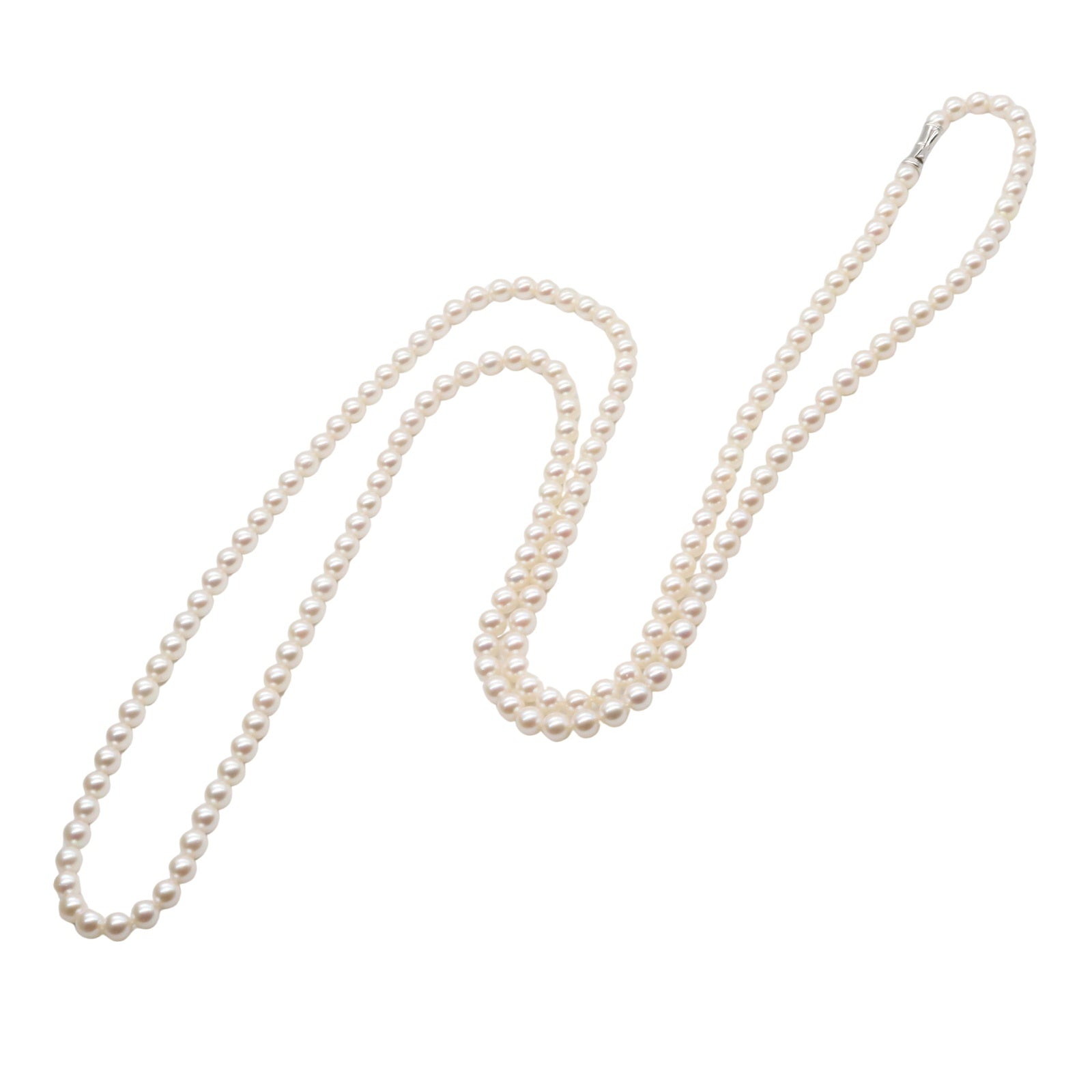 ロング パール ネックレス ネックレス シルバー925 パール ホワイト タサキ アクセサリー TASAKI