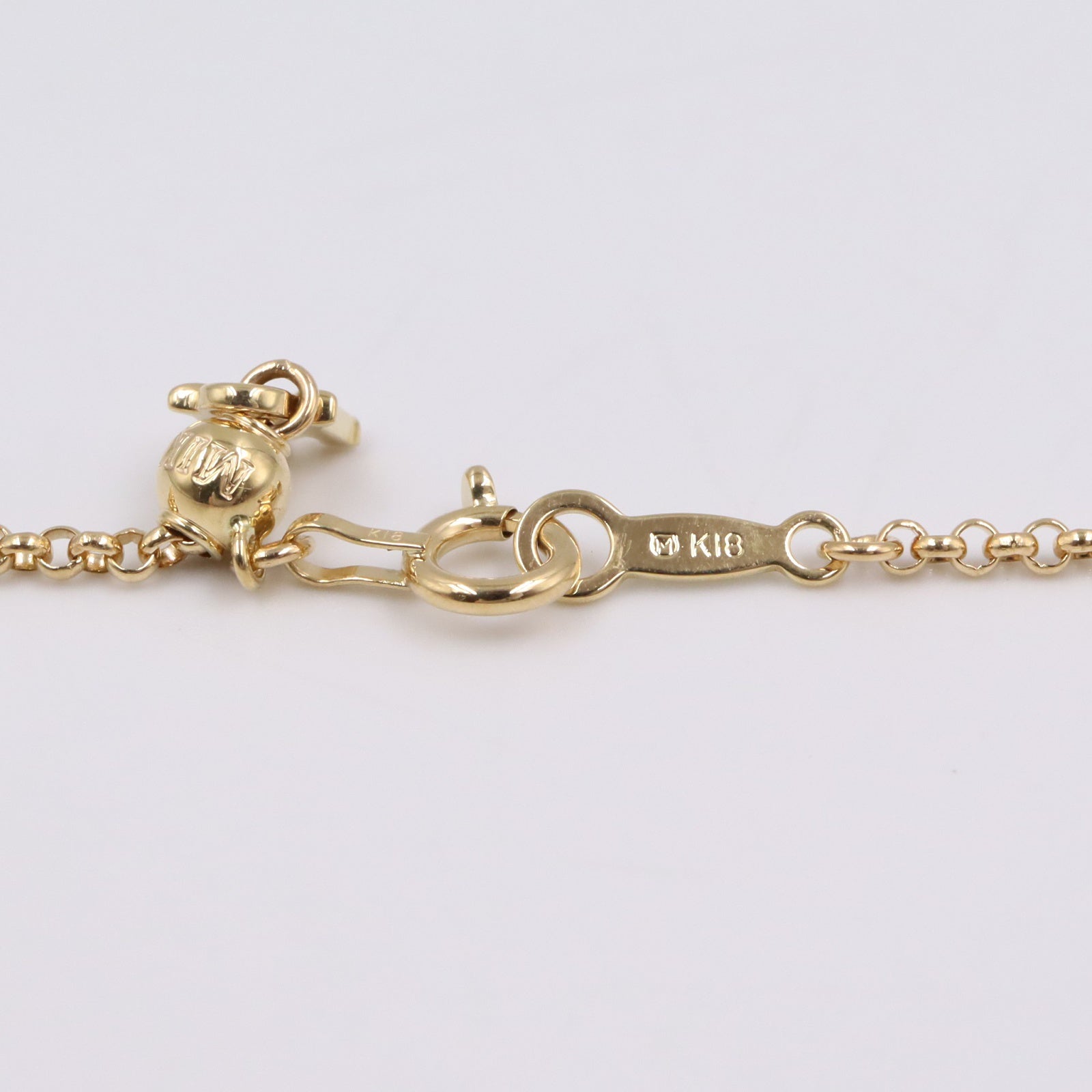 Vコード パール ネックレス ネックレス K18（イエローゴールド） パール ホワイト ミキモト アクセサリー MIKIMOTO