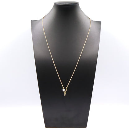 Vコード パール ネックレス ネックレス K18（イエローゴールド） パール ホワイト ミキモト アクセサリー MIKIMOTO