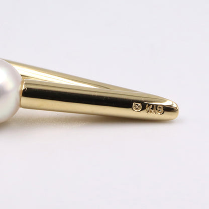 Vコード パール ネックレス ネックレス K18（イエローゴールド） パール ホワイト ミキモト アクセサリー MIKIMOTO