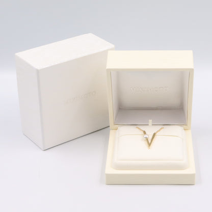 Vコード パール ネックレス ネックレス K18（イエローゴールド） パール ホワイト ミキモト アクセサリー MIKIMOTO