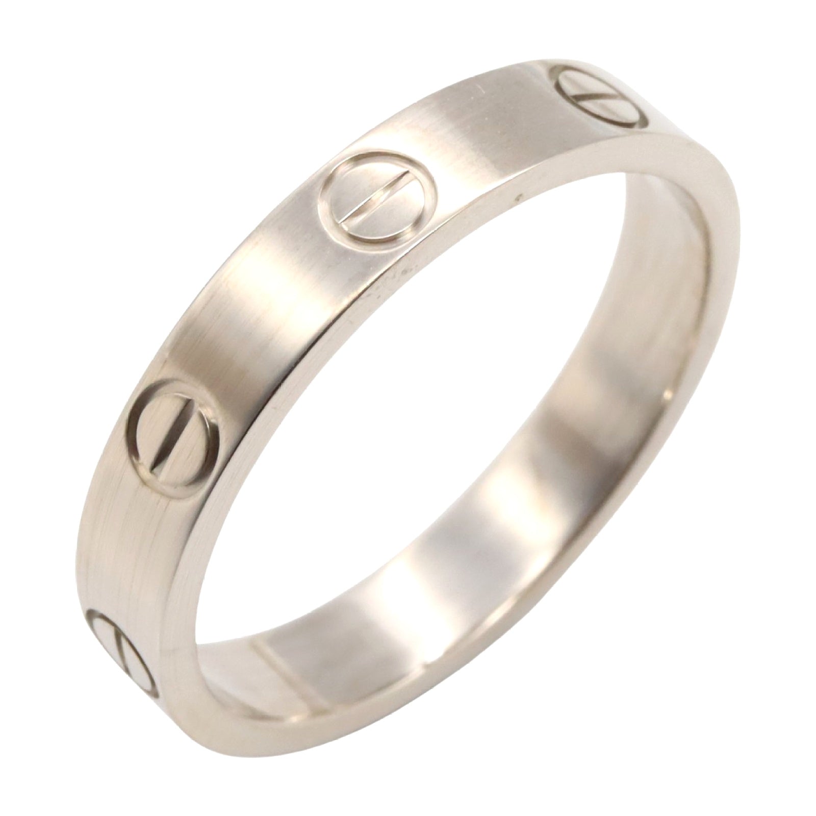 ミニラブ リング リング 指輪 K18WG（ホワイトゴールド） シルバー