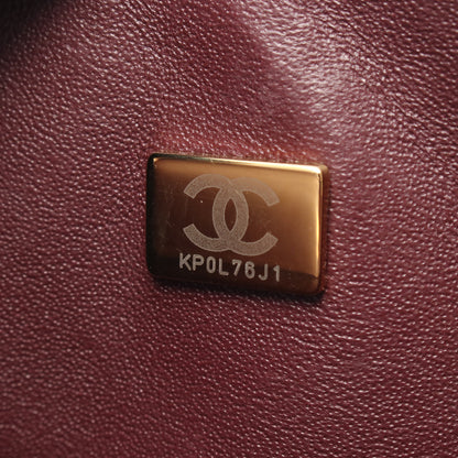 マトラッセ Wフラップ Wチェーンショルダーバッグ ラムスキン ブラック ゴールド金具 シャネル バッグ CHANEL