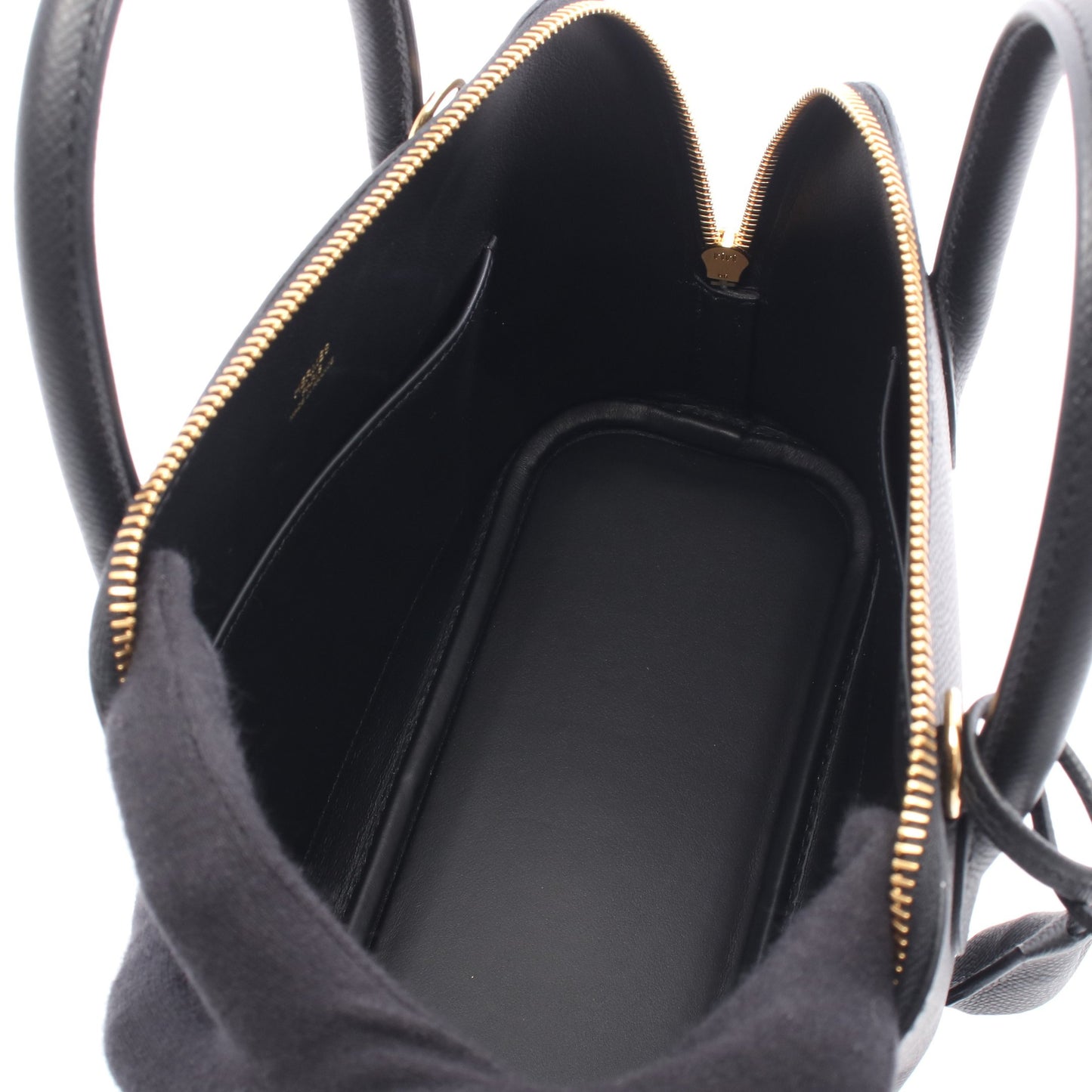 ボリード1923 25 ハンドバッグ ヴォーエプソン ブラック ゴールド金具 2WAY K刻印 エルメス バッグ HERMES
