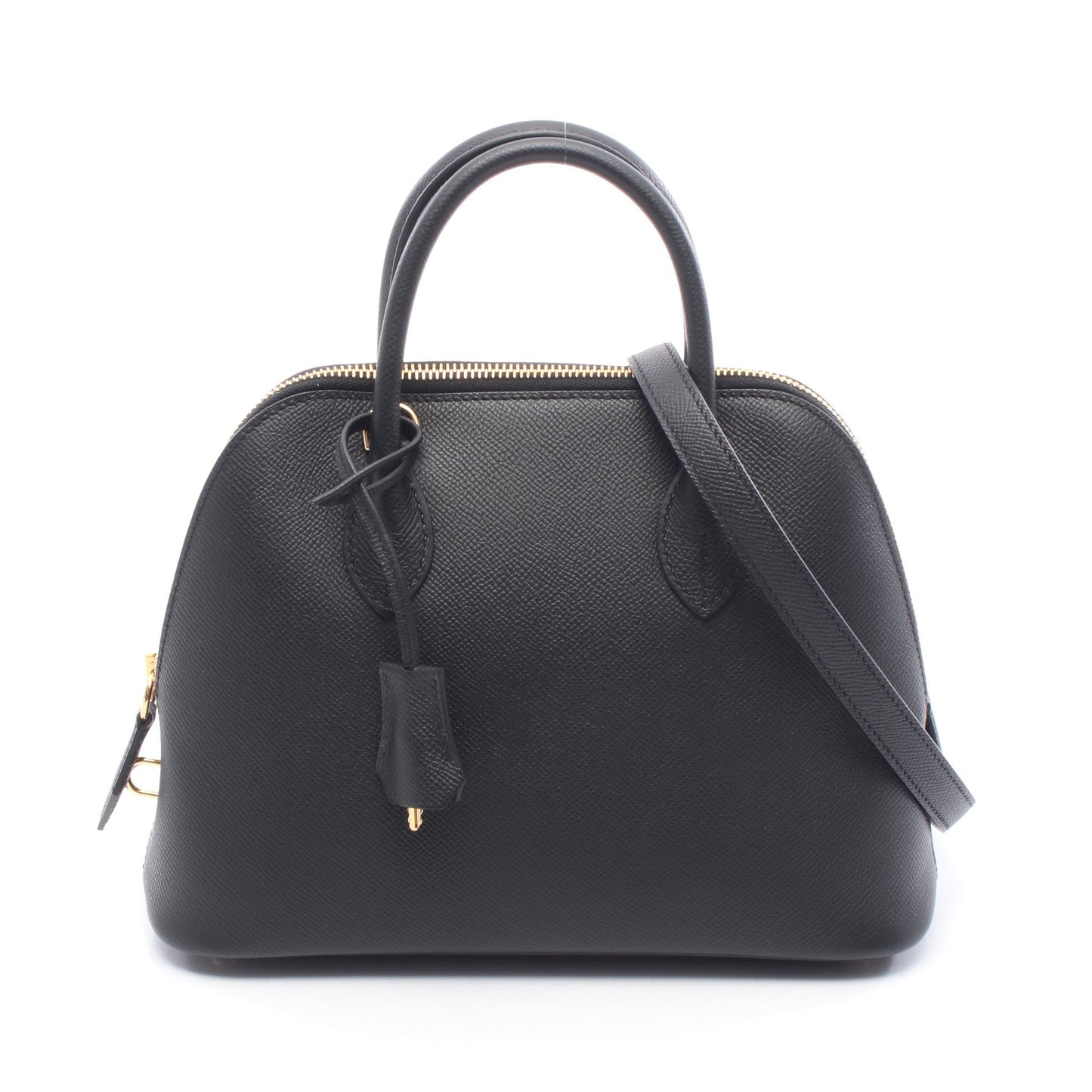 ボリード1923 25 ハンドバッグ ヴォーエプソン ブラック ゴールド金具 2WAY K刻印 エルメス バッグ HERMES