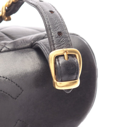 マトラッセ バックパック リュックサック ラムスキン ブラック ゴールド金具 シャネル バッグ CHANEL