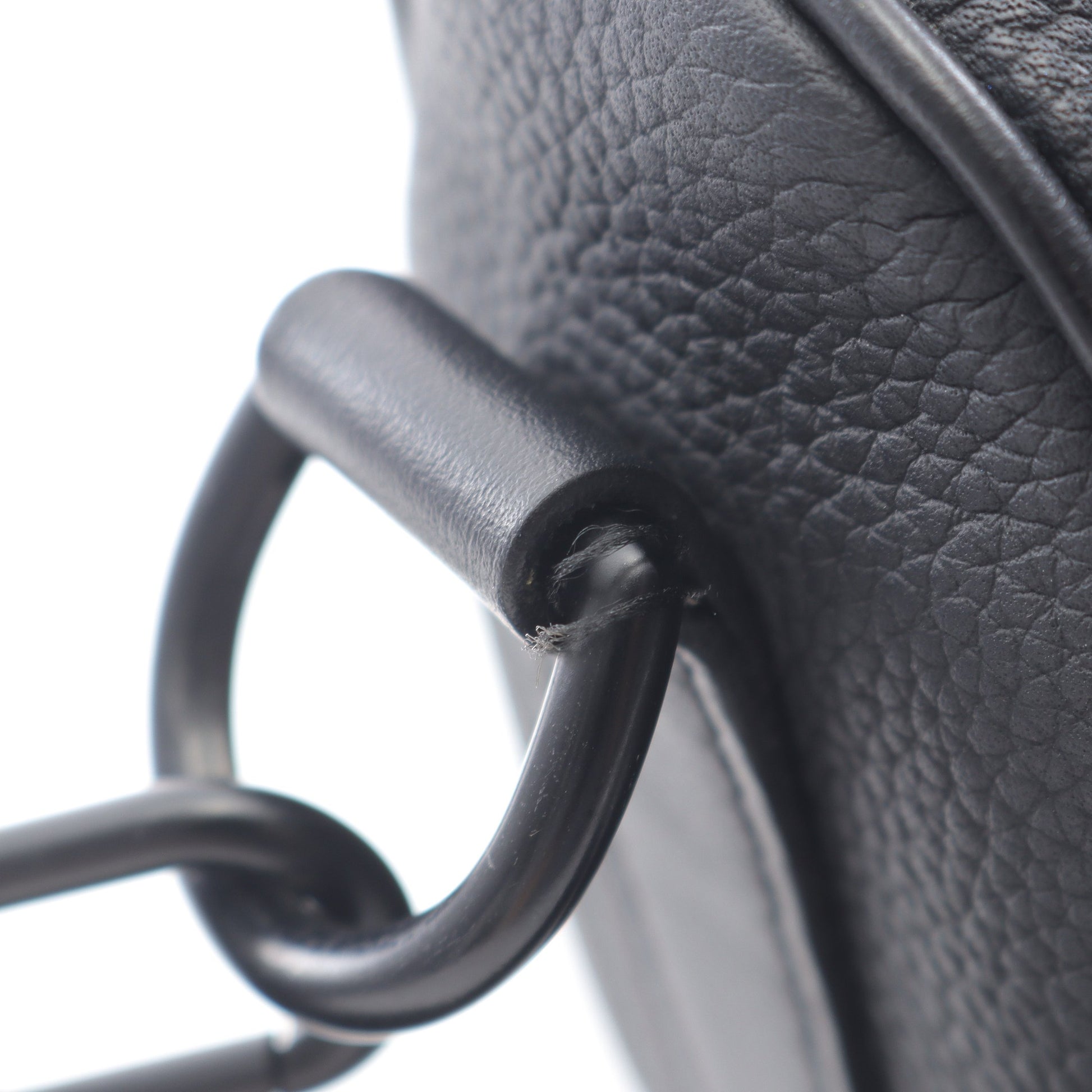 キーポルXS LVアエログラム ハンドバッグ レザー ブラック 2WAY ルイヴィトン バッグ LOUIS VUITTON