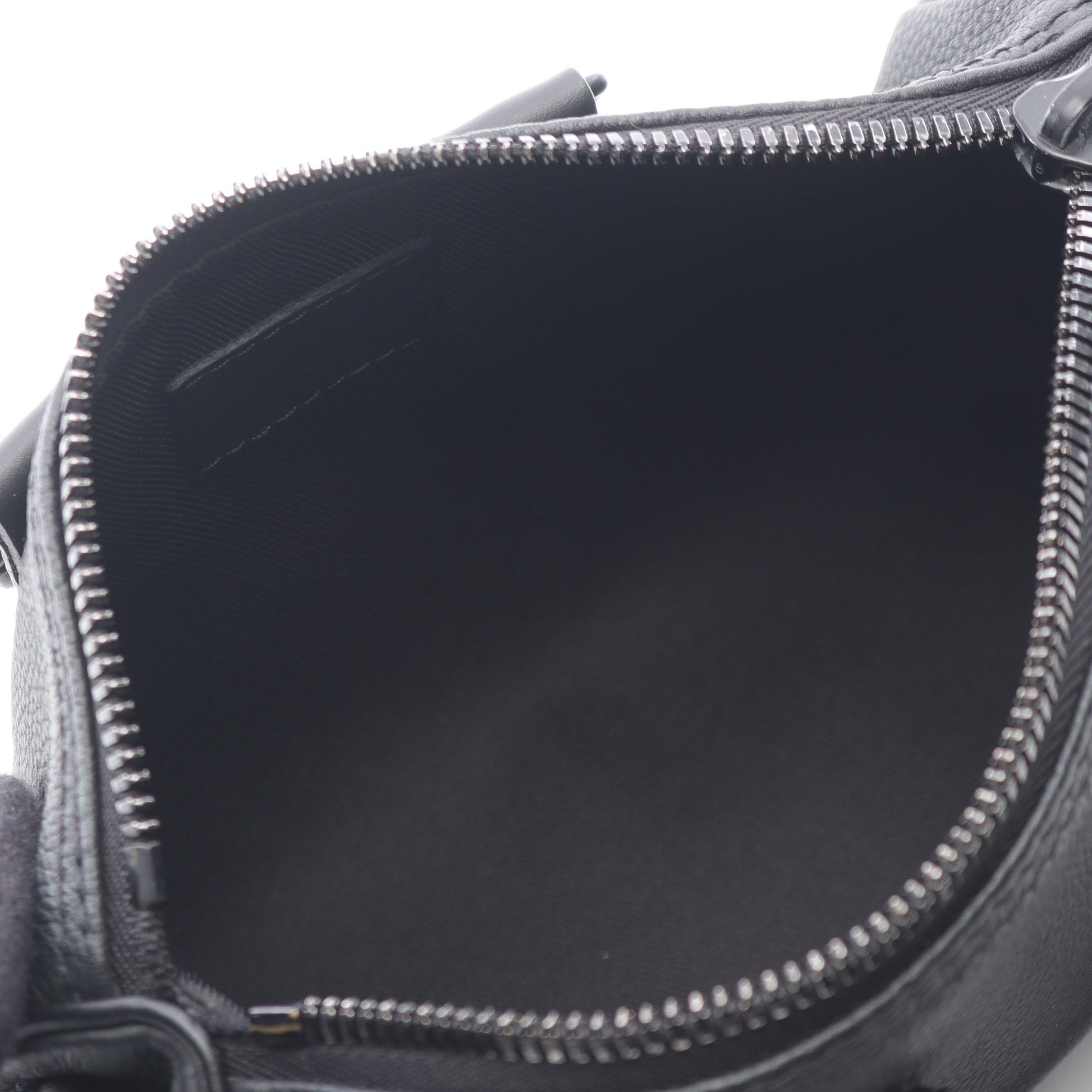 キーポルXS LVアエログラム ハンドバッグ レザー ブラック 2WAY ルイヴィトン バッグ LOUIS VUITTON