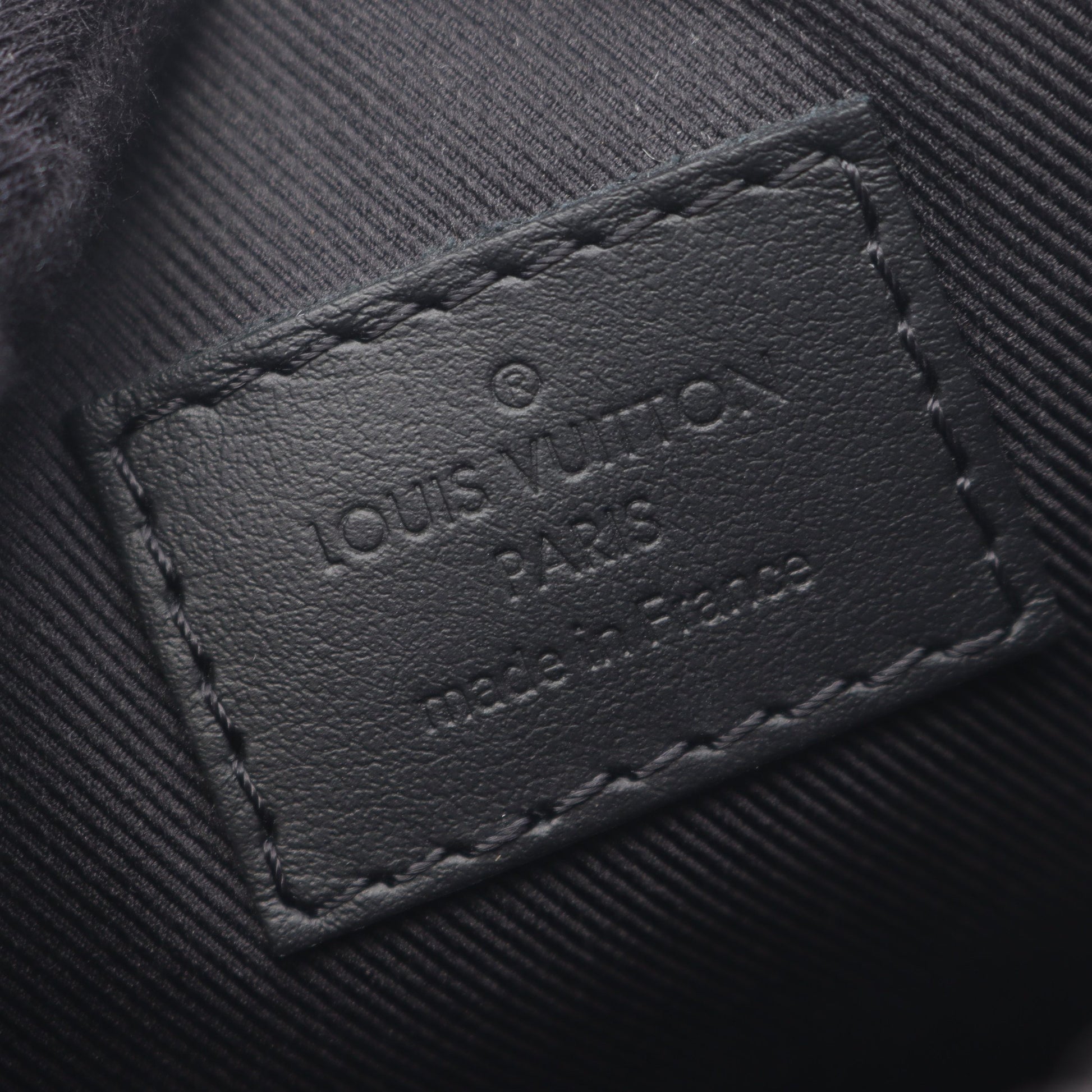 キーポルXS LVアエログラム ハンドバッグ レザー ブラック 2WAY ルイヴィトン バッグ LOUIS VUITTON