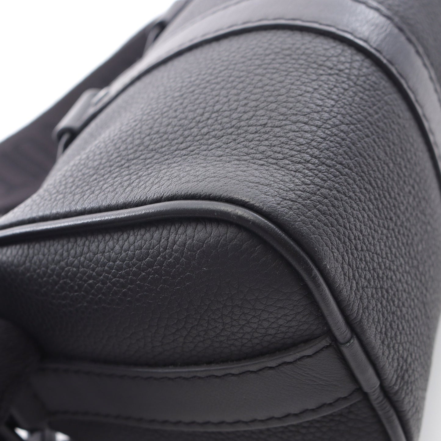 キーポルXS LVアエログラム ハンドバッグ レザー ブラック 2WAY ルイヴィトン バッグ LOUIS VUITTON