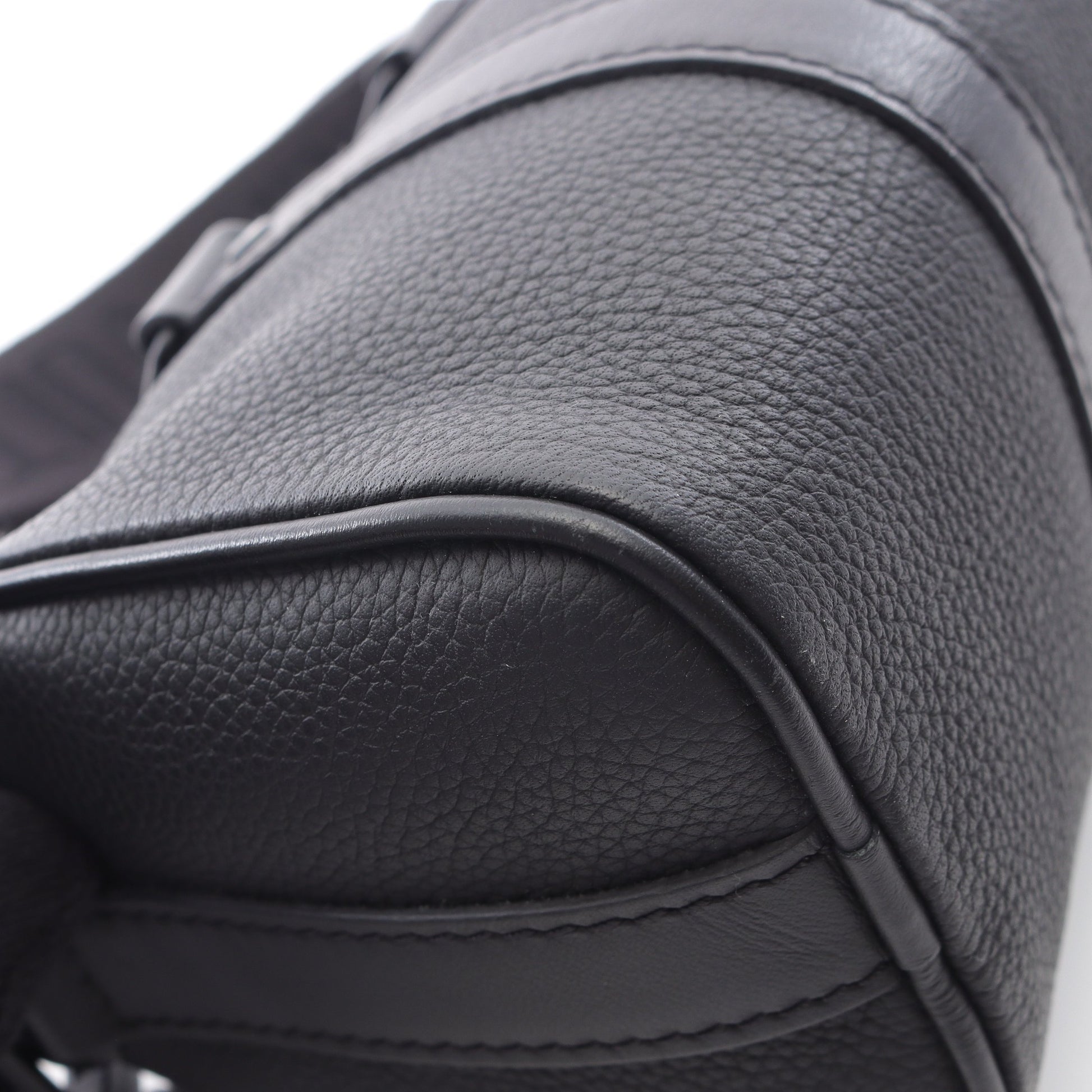 キーポルXS LVアエログラム ハンドバッグ レザー ブラック 2WAY ルイヴィトン バッグ LOUIS VUITTON
