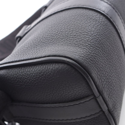 キーポルXS LVアエログラム ハンドバッグ レザー ブラック 2WAY ルイヴィトン バッグ LOUIS VUITTON