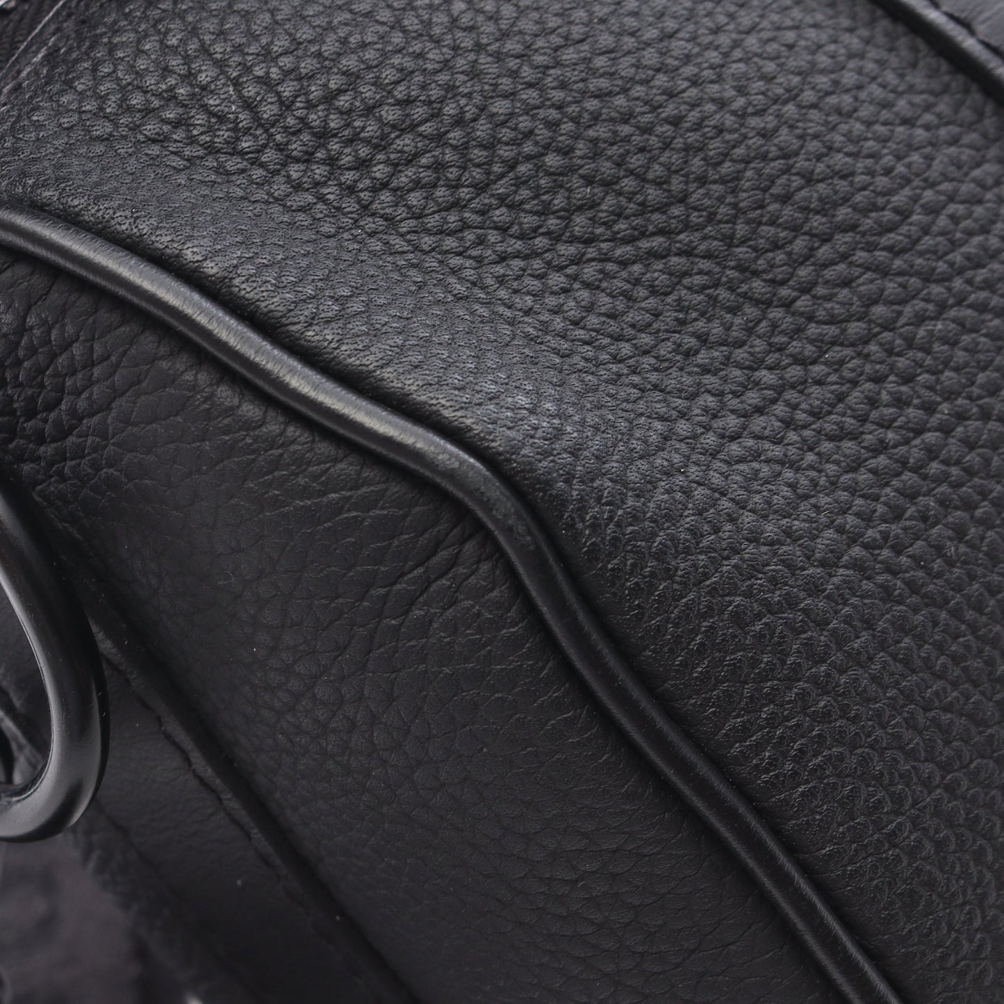キーポルXS LVアエログラム ハンドバッグ レザー ブラック 2WAY ルイヴィトン バッグ LOUIS VUITTON