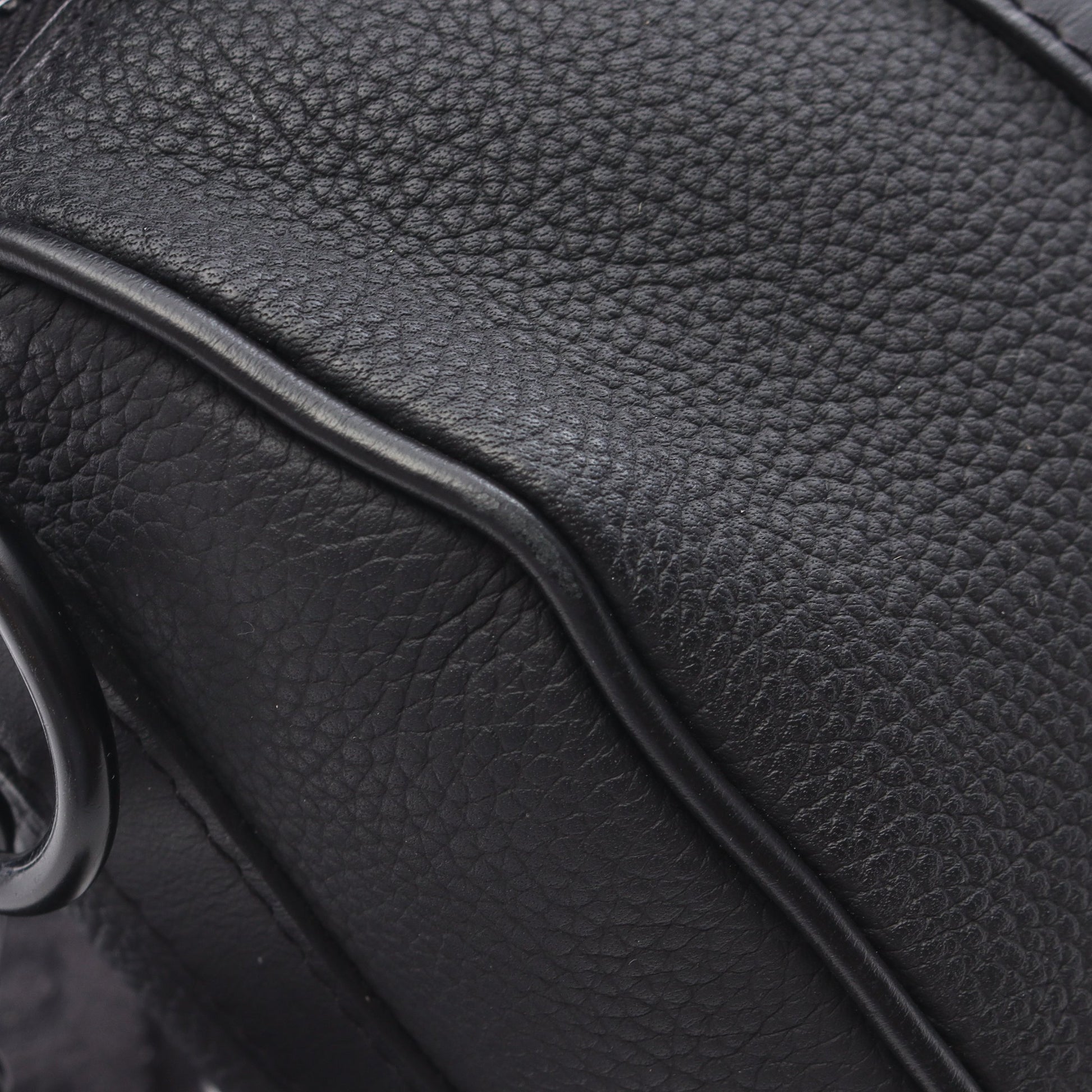 キーポルXS LVアエログラム ハンドバッグ レザー ブラック 2WAY ルイヴィトン バッグ LOUIS VUITTON