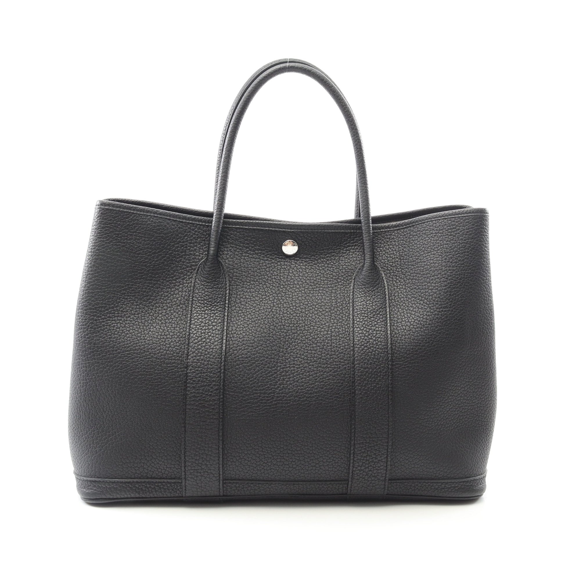 ガーデンパーティPM ハンドバッグ トートバッグ ネゴンダ ブラック シルバー金具 Z刻印 エルメス バッグ HERMES