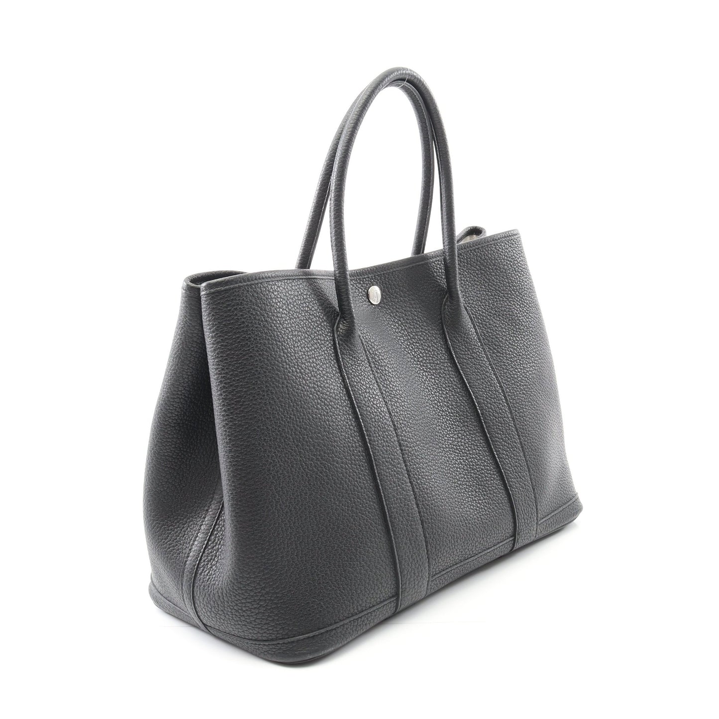 ガーデンパーティPM ハンドバッグ トートバッグ ネゴンダ ブラック シルバー金具 Z刻印 エルメス バッグ HERMES