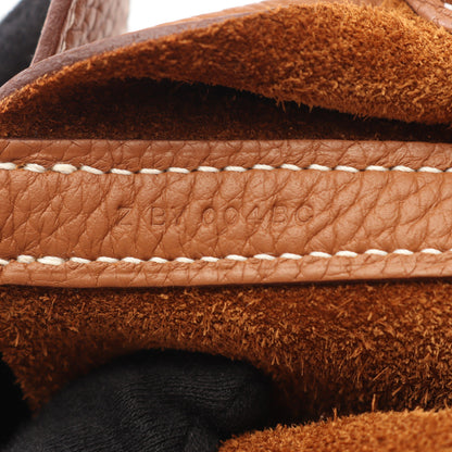ピコタンロックPM ゴールド ハンドバッグ トリヨンクレマンス ブラウン シルバー金具 Z刻印 エルメス バッグ HERMES