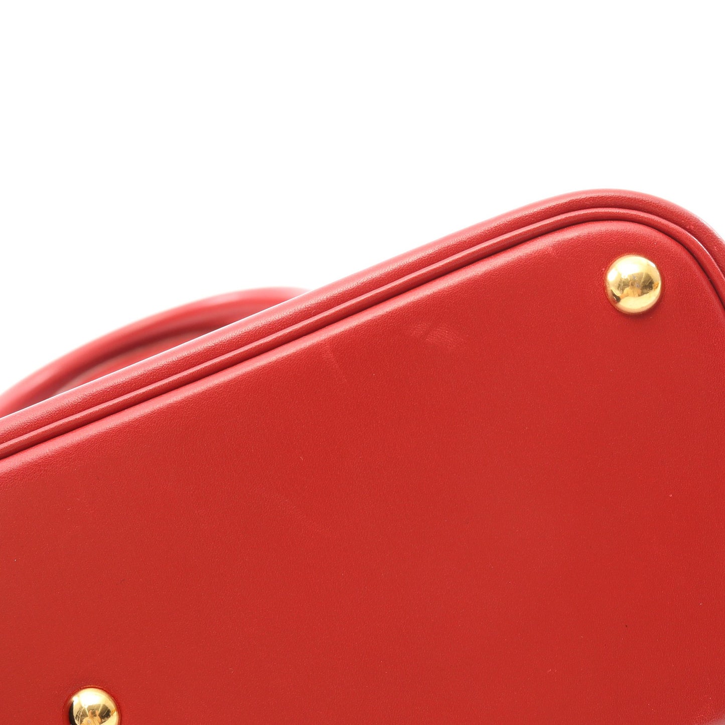 ボリード27 ルージュヴィフ ハンドバッグ ボックスカーフ レッド ゴールド金具 2WAY ○W刻印 エルメス バッグ HERMES