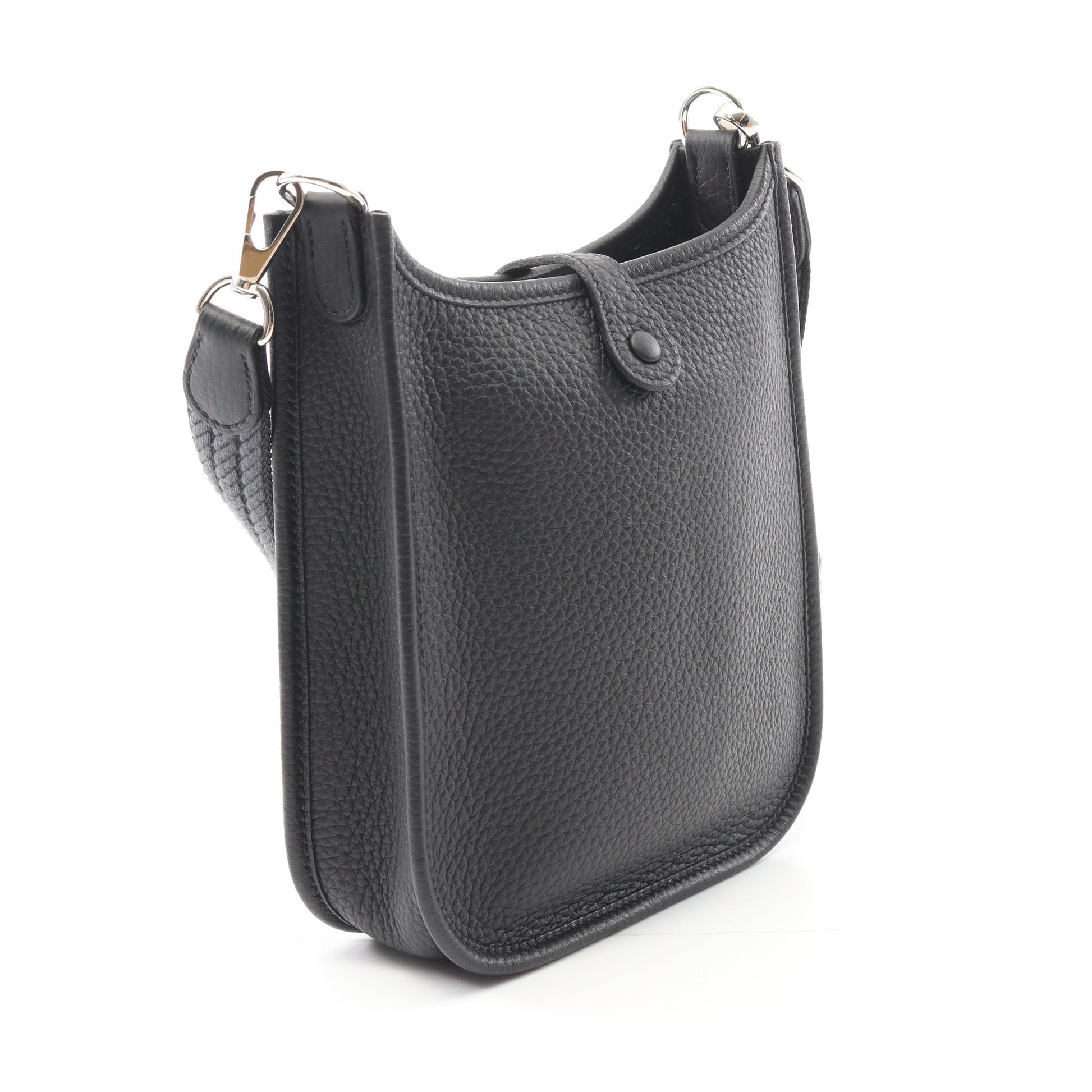 エヴリンTPM アマゾン ショルダーバッグ トリヨンクレマンス ブラック シルバー金具 W刻印 エルメス バッグ HERMES