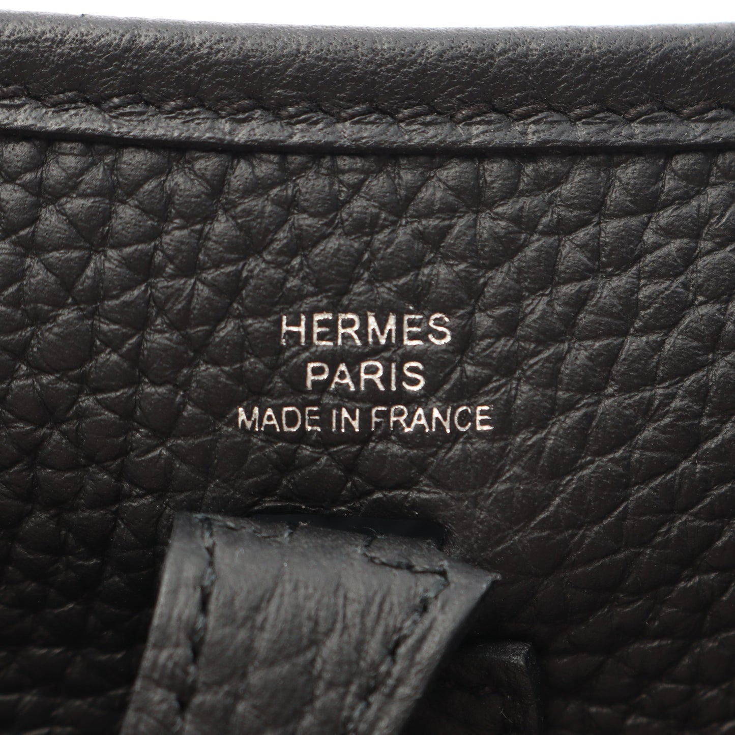 エヴリンTPM アマゾン ショルダーバッグ トリヨンクレマンス ブラック シルバー金具 W刻印 エルメス バッグ HERMES