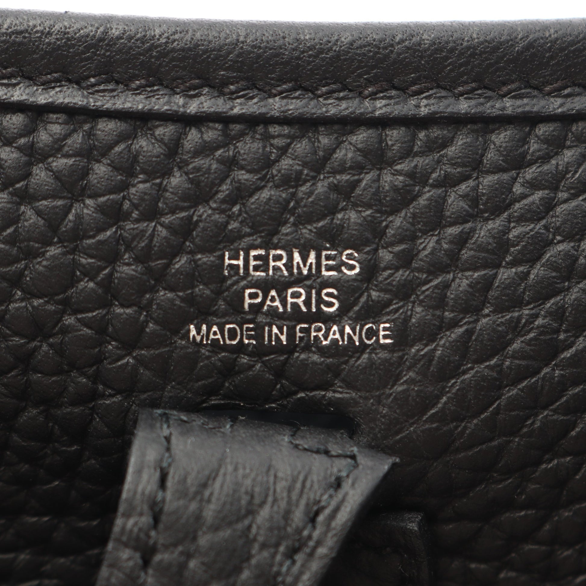 エヴリンTPM アマゾン ショルダーバッグ トリヨンクレマンス ブラック シルバー金具 W刻印 エルメス バッグ HERMES