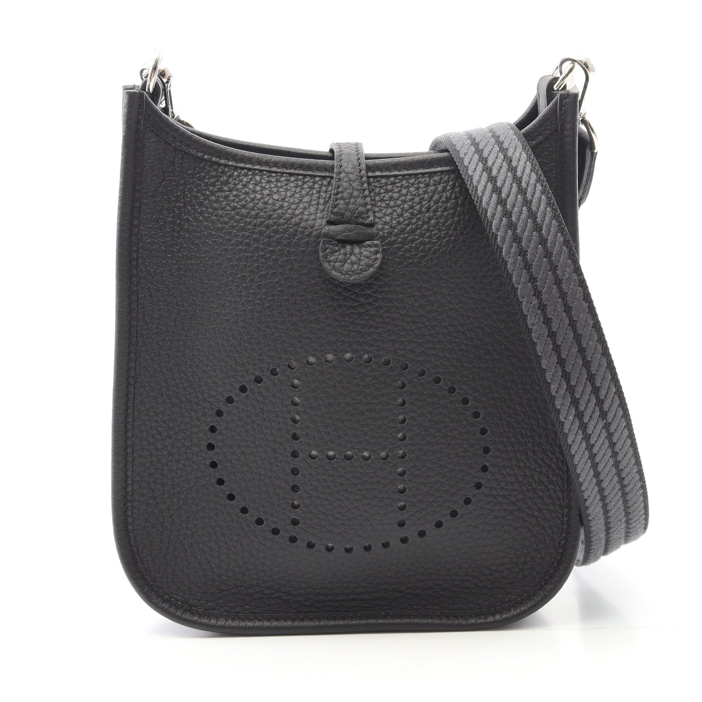 エヴリンTPM アマゾン ショルダーバッグ トリヨンクレマンス ブラック シルバー金具 W刻印 エルメス バッグ HERMES