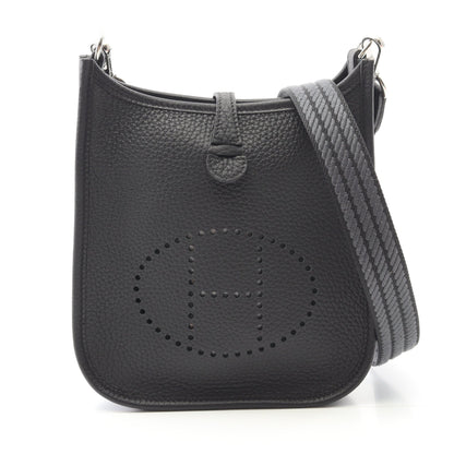 エヴリンTPM アマゾン ショルダーバッグ トリヨンクレマンス ブラック シルバー金具 W刻印 エルメス バッグ HERMES