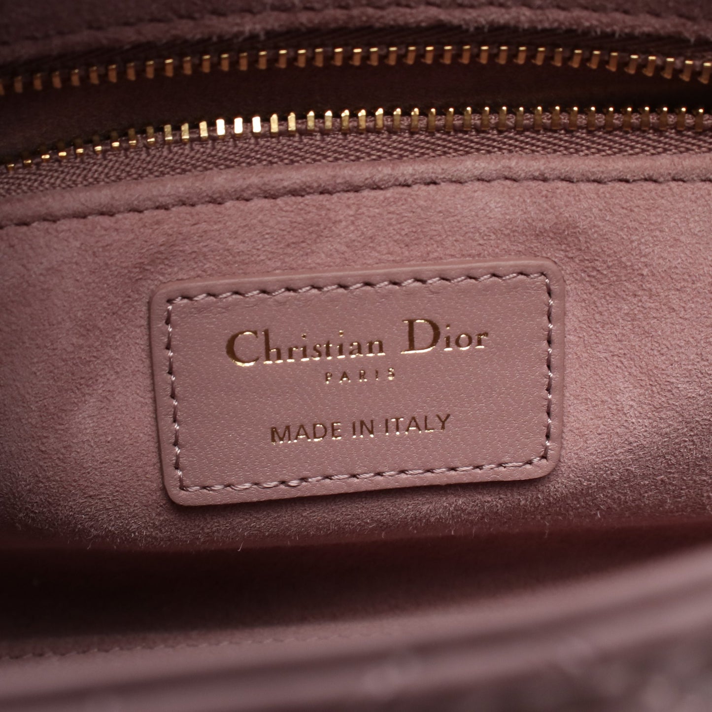 レディディオール スモール ハンドバッグ レザー ダスティピンク 2WAY クリスチャンディオール バッグ Christian Dior
