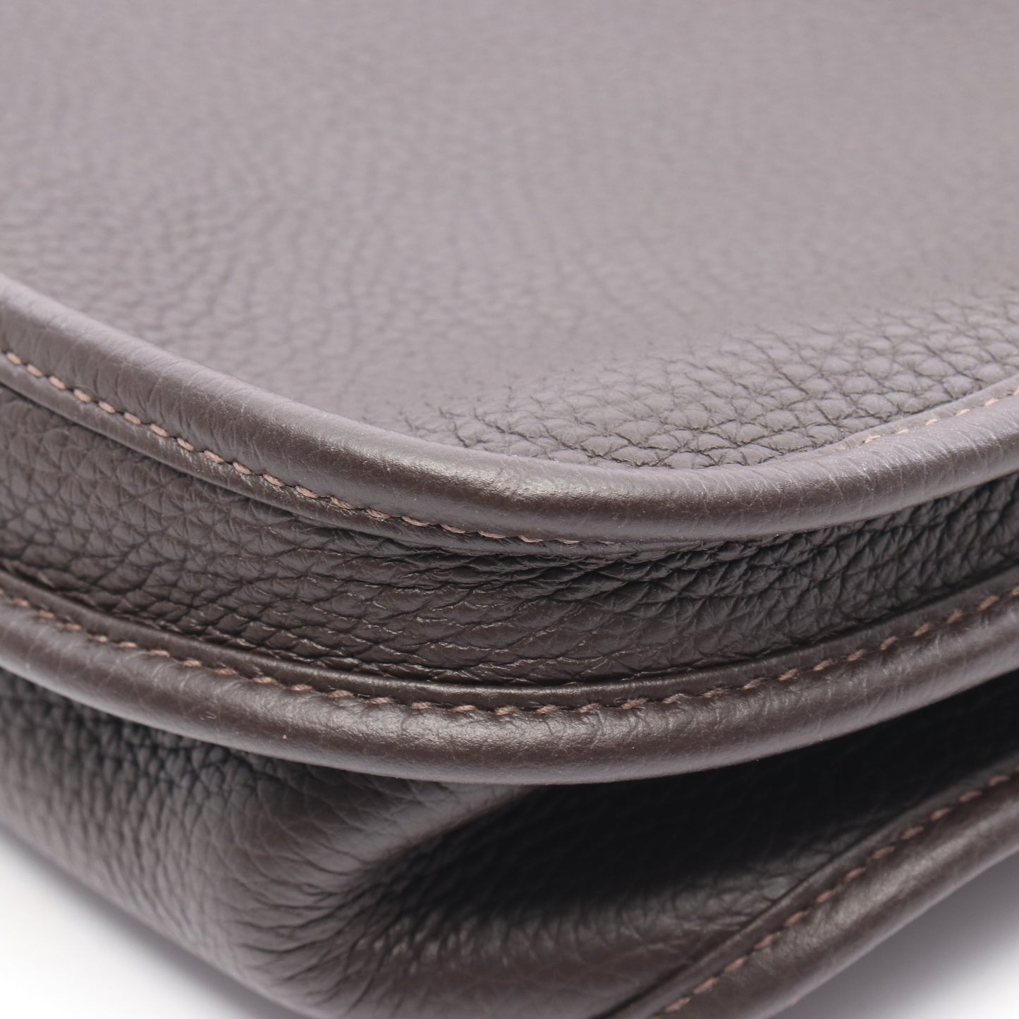 エヴリンTPM エベンヌ ショルダーバッグ トリヨンクレマンス ダークブラウン シルバー金具 Z刻印 エルメス バッグ HERMES