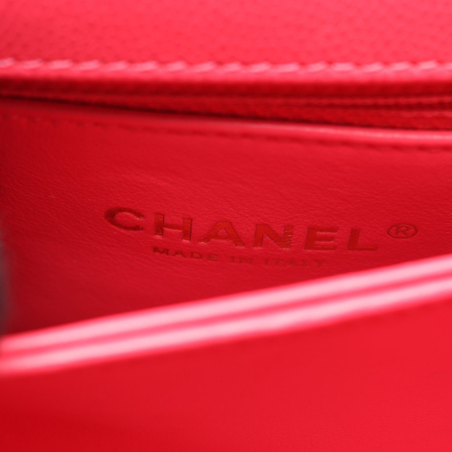 ココハンドル フラップ マトラッセ ハンドバッグ キャビアスキン ピンクレッド ゴールド金具 2WAY シャネル バッグ CHANEL