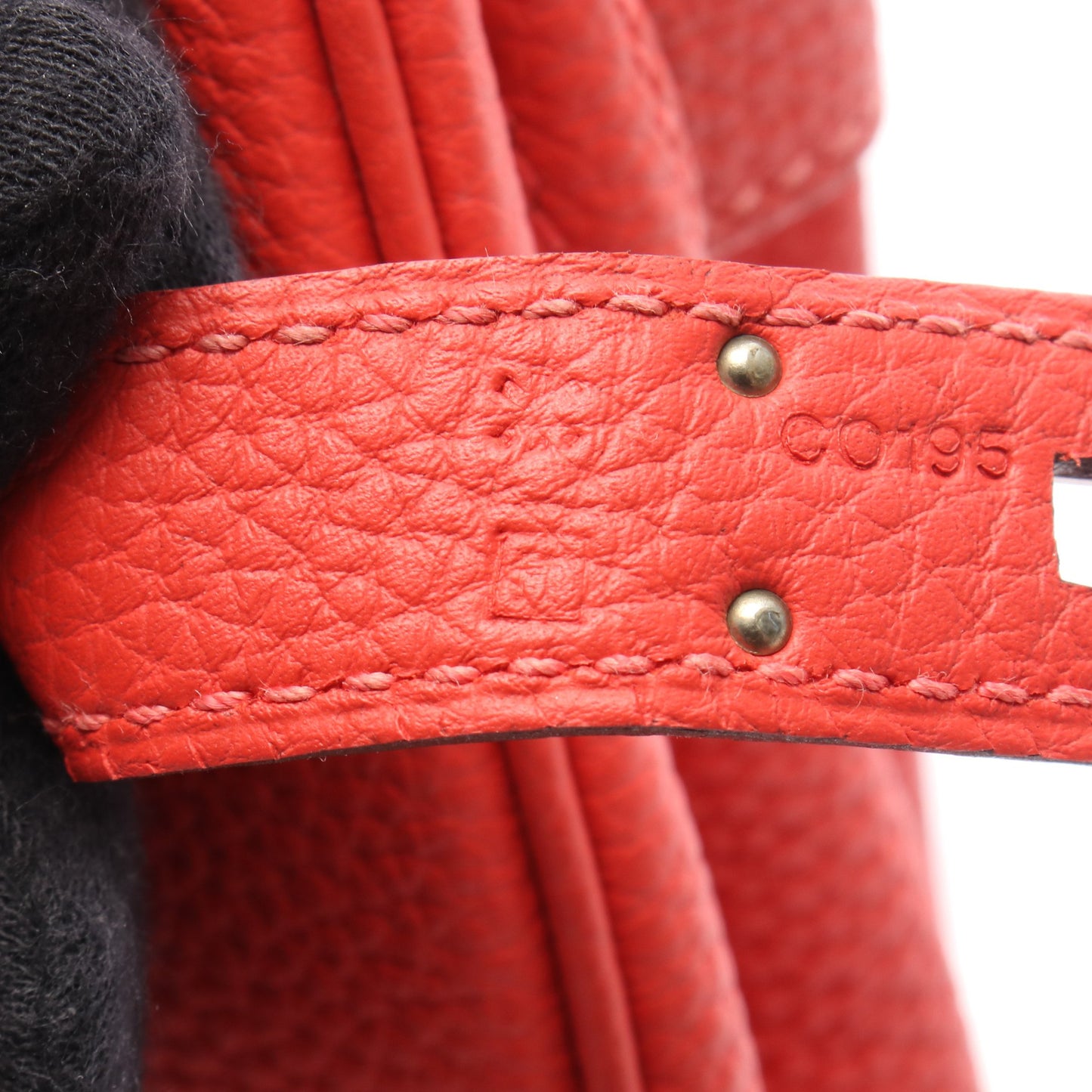 バーキン30 ルージュピヴォワンヌ ハンドバッグ トゴ レッド シルバー金具 □R刻印 エルメス バッグ HERMES