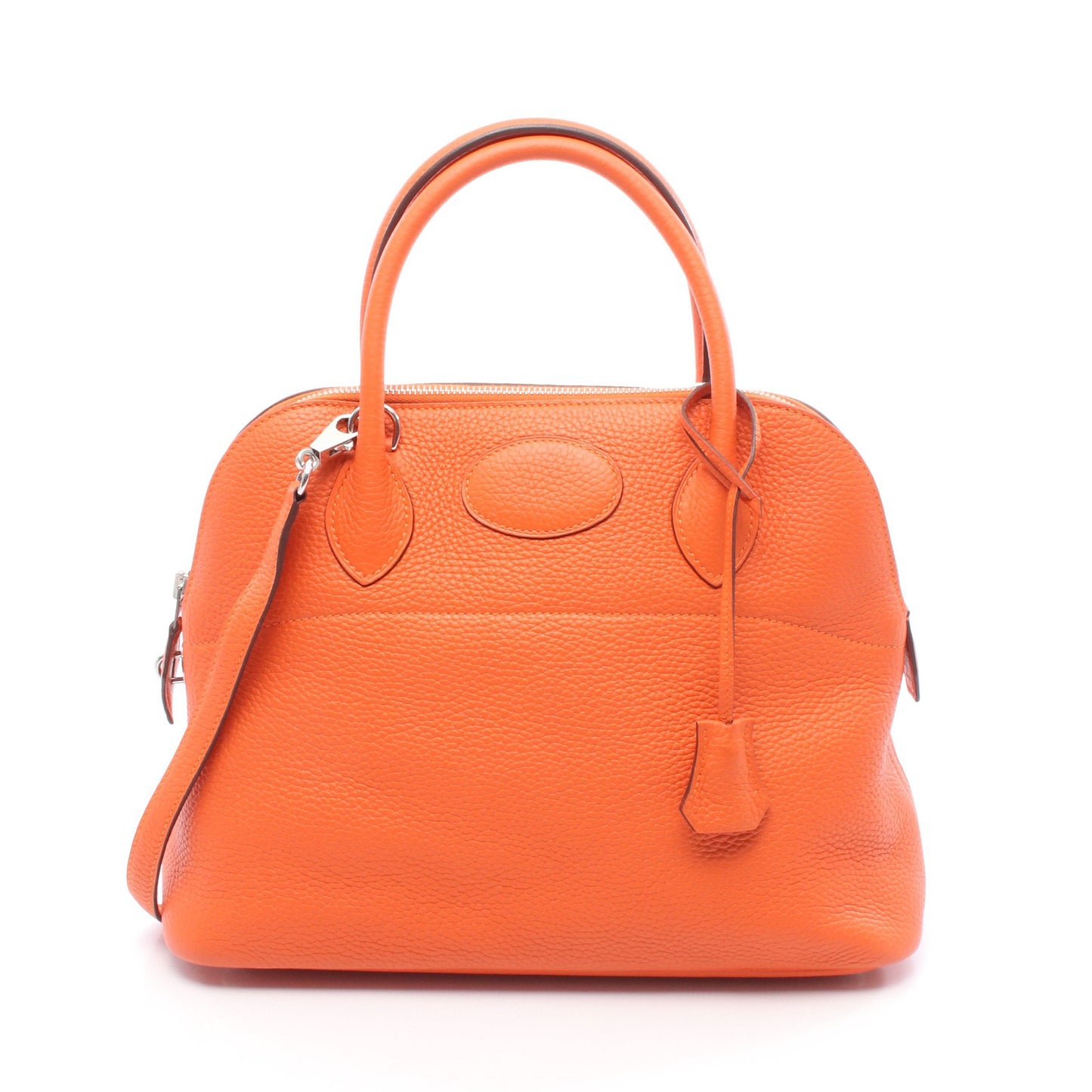 ボリード31 フー ハンドバッグ トリヨンクレマンス オレンジ シルバー金具 2WAY □R刻印 エルメス バッグ HERMES