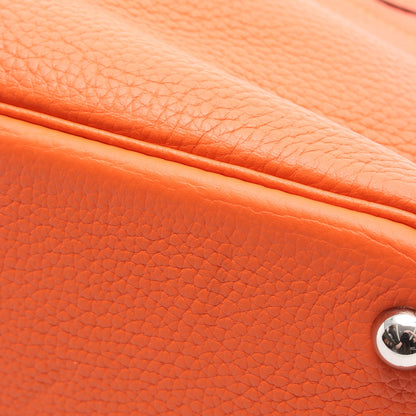 ボリード31 フー ハンドバッグ トリヨンクレマンス オレンジ シルバー金具 2WAY □R刻印 エルメス バッグ HERMES