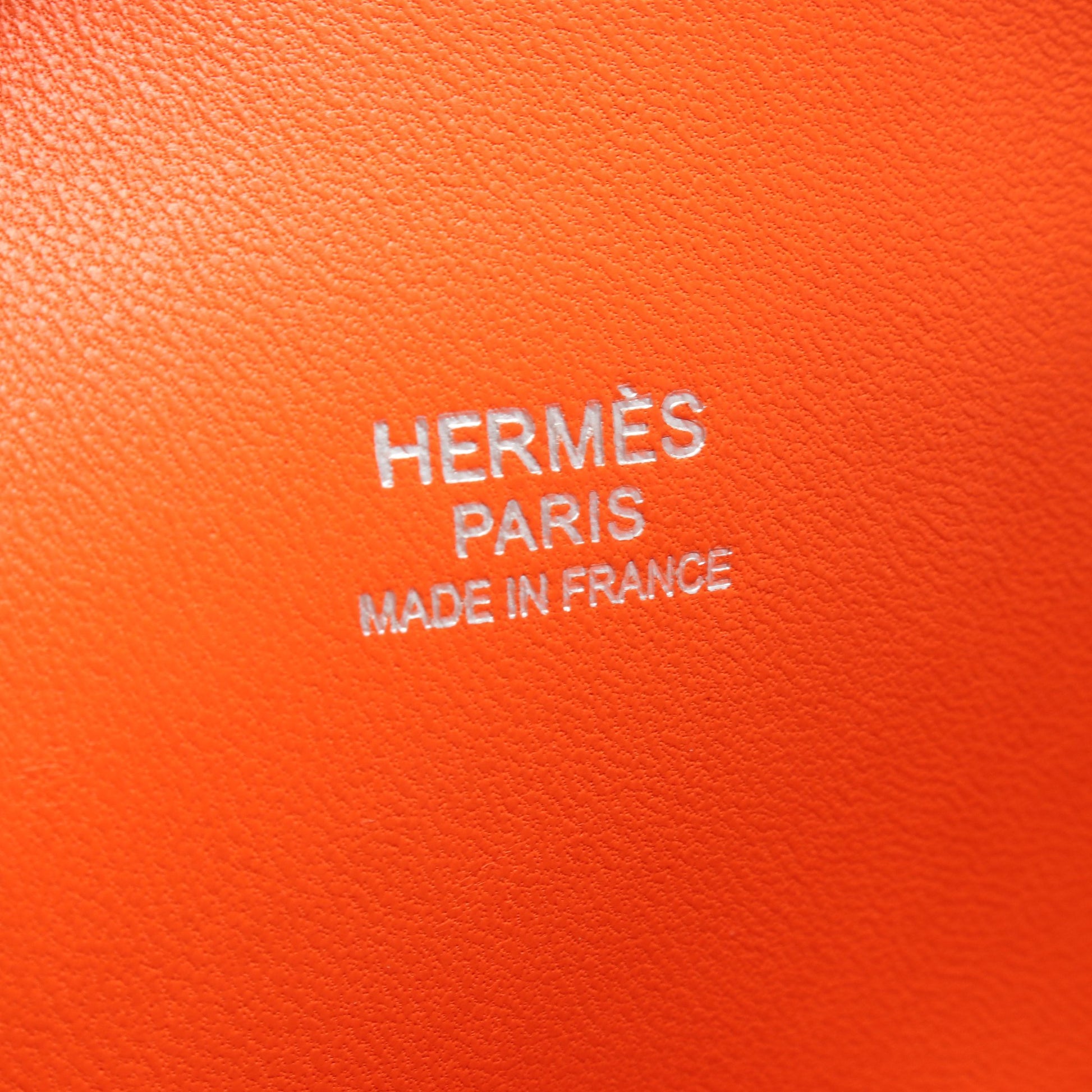 ボリード31 フー ハンドバッグ トリヨンクレマンス オレンジ シルバー金具 2WAY □R刻印 エルメス バッグ HERMES