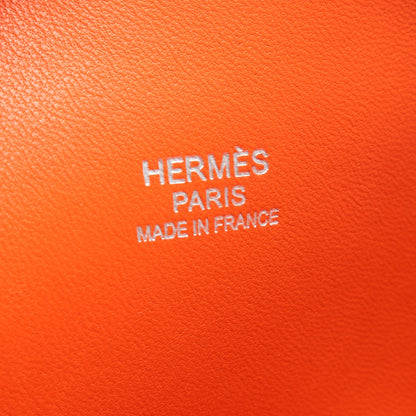 ボリード31 フー ハンドバッグ トリヨンクレマンス オレンジ シルバー金具 2WAY □R刻印 エルメス バッグ HERMES