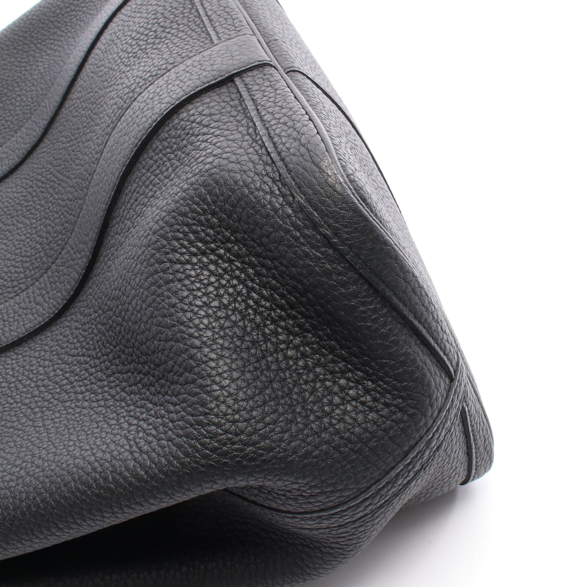 ガーデンパーティPM ハンドバッグ トートバッグ ネゴンダ ブラック シルバー金具 C刻印 エルメス バッグ HERMES