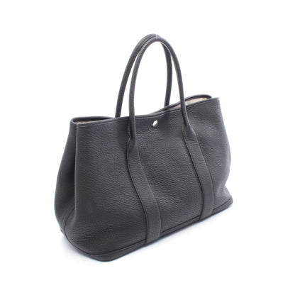 ガーデンパーティPM ハンドバッグ トートバッグ ネゴンダ ブラック シルバー金具 C刻印 エルメス バッグ HERMES