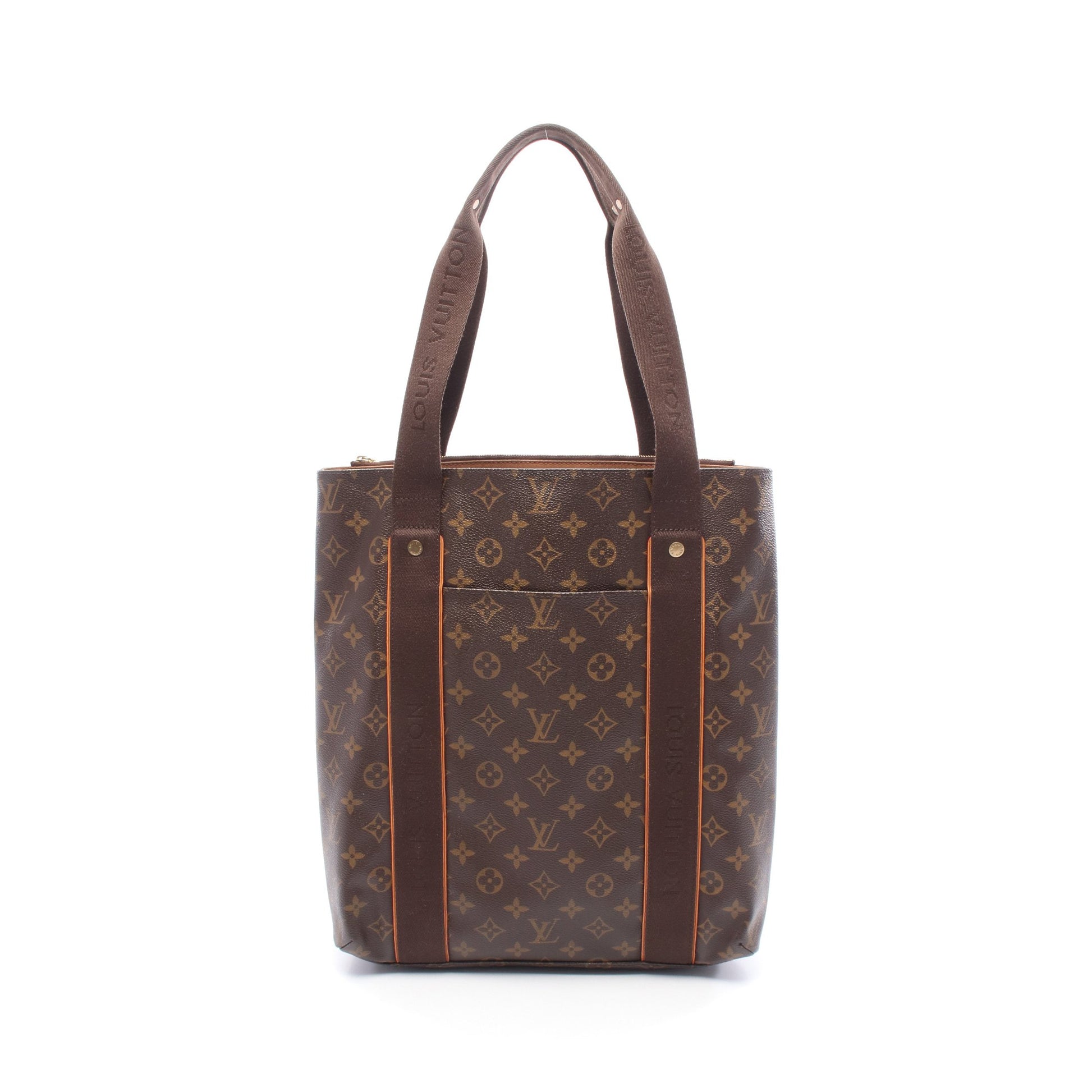 カバ ボブール モノグラム ショルダーバッグ トートバッグ PVC レザー ブラウン ルイヴィトン バッグ LOUIS VUITTON