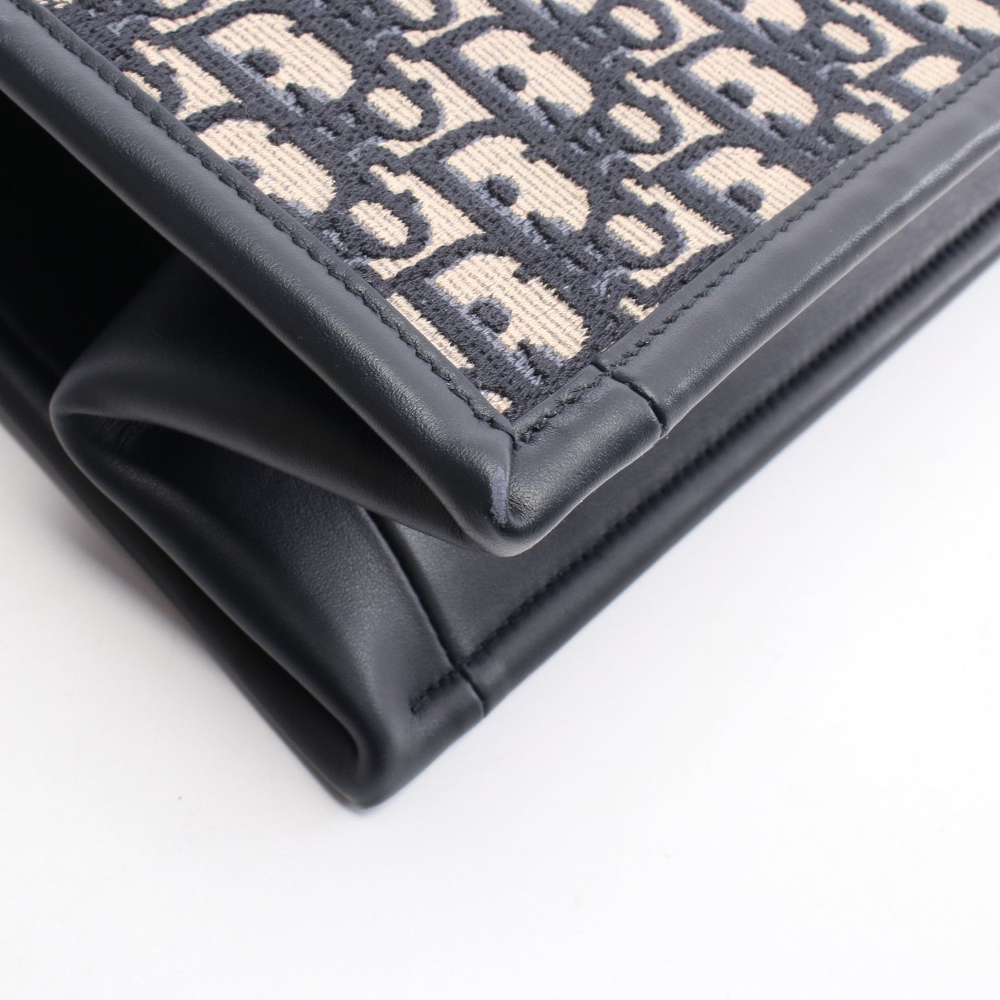 BOOK TOTE ブックトート ミディアム オブリーク ハンドバッグ トートバッグ キャンバス レザー ネイビー ベージュ 2WAY クリスチャンディオール バッグ Christian Dior