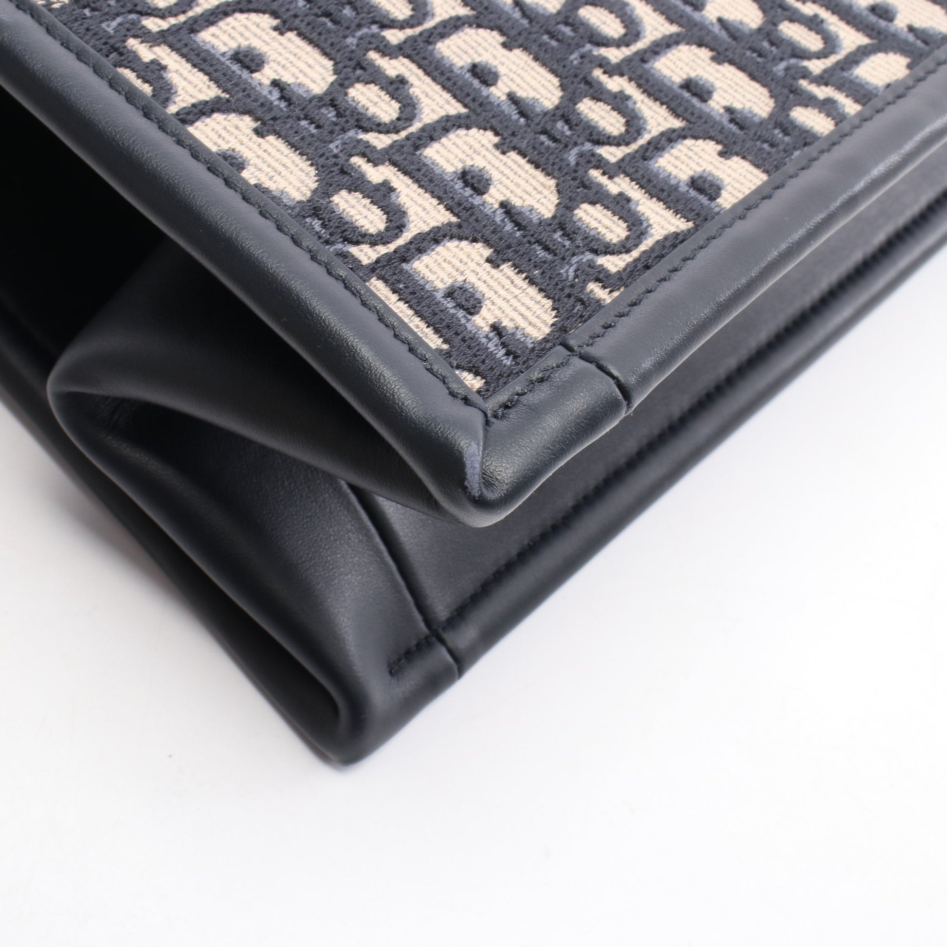 BOOK TOTE ブックトート ミディアム オブリーク ハンドバッグ トートバッグ キャンバス レザー ネイビー ベージュ 2WAY クリスチャンディオール バッグ Christian Dior