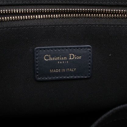 BOOK TOTE ブックトート ミディアム オブリーク ハンドバッグ トートバッグ キャンバス レザー ネイビー ベージュ 2WAY クリスチャンディオール バッグ Christian Dior